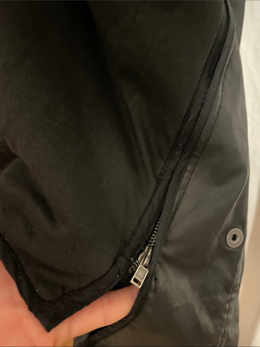 Theory Black Hooded Field Jacket zip-out lining size S - Picture 11 of 11